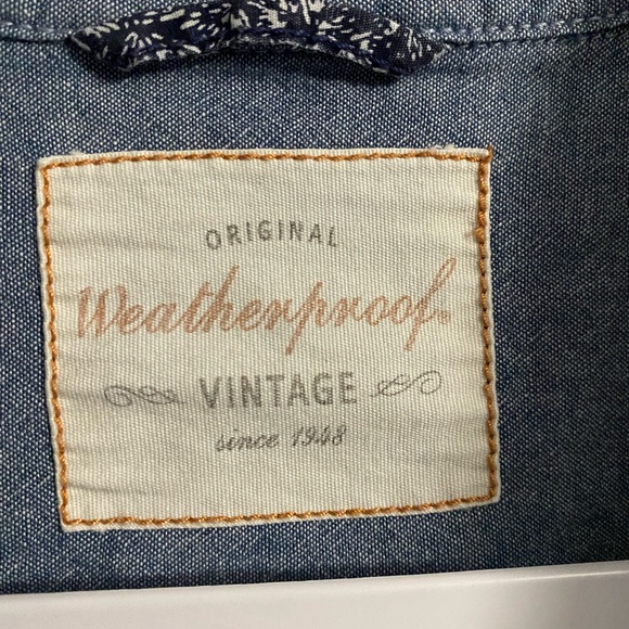 WEATHERPROOF Mens cotton button down size: XL - Picture 6 of 8